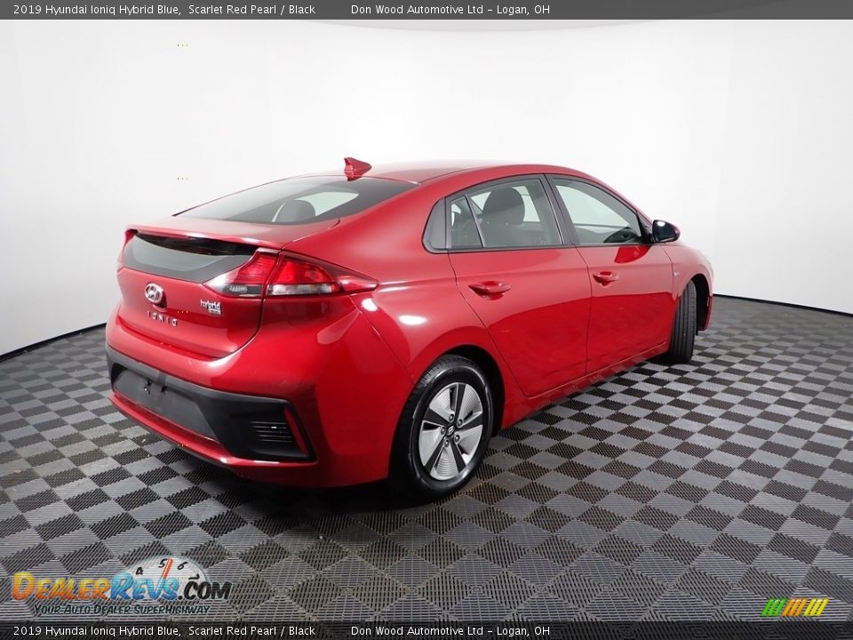 2019 Hyundai Ioniq Hybrid Blue Scarlet Red Pearl / Black Photo #10