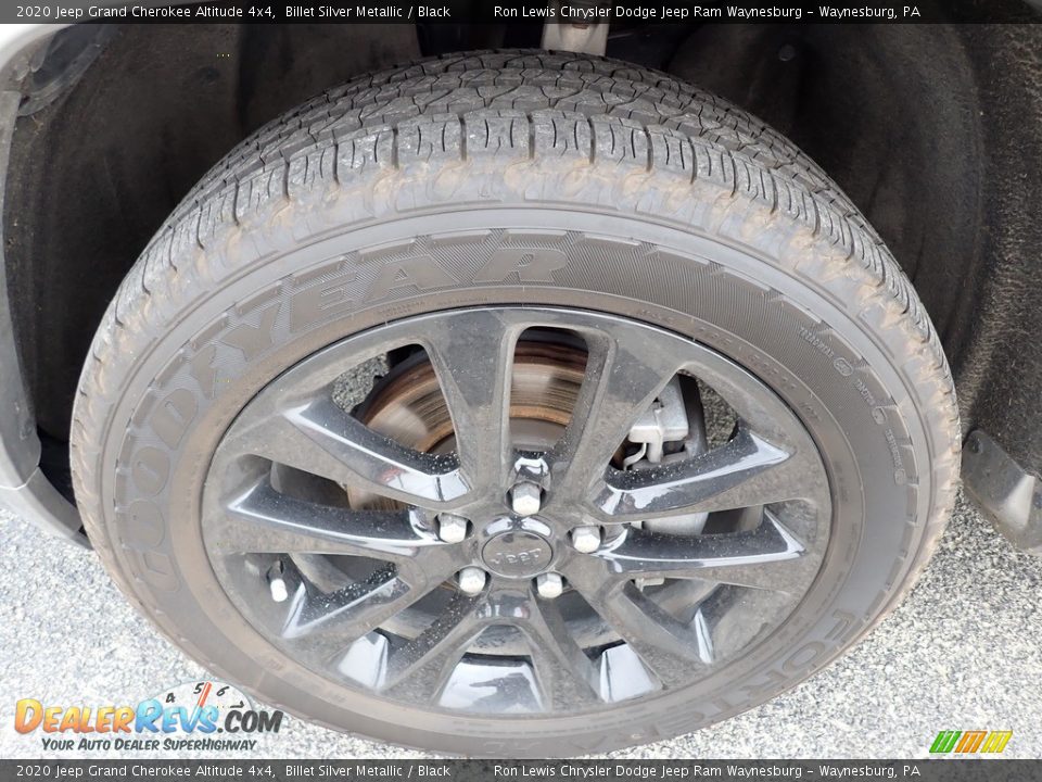 2020 Jeep Grand Cherokee Altitude 4x4 Billet Silver Metallic / Black Photo #10