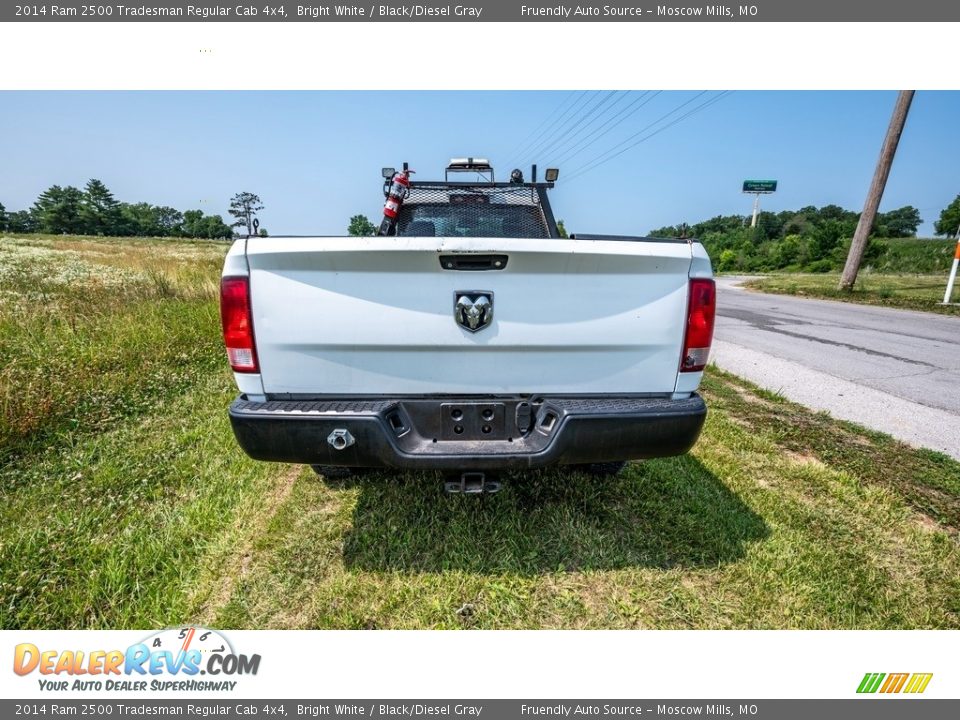 2014 Ram 2500 Tradesman Regular Cab 4x4 Bright White / Black/Diesel Gray Photo #4