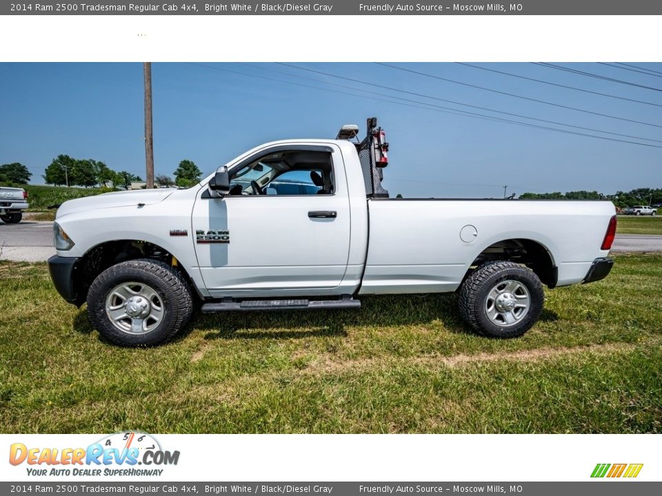 2014 Ram 2500 Tradesman Regular Cab 4x4 Bright White / Black/Diesel Gray Photo #6