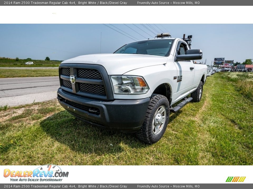 2014 Ram 2500 Tradesman Regular Cab 4x4 Bright White / Black/Diesel Gray Photo #7