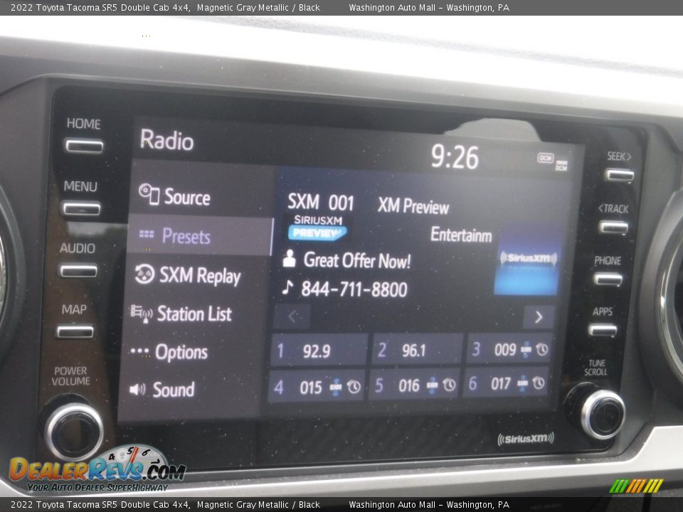 Audio System of 2022 Toyota Tacoma SR5 Double Cab 4x4 Photo #5
