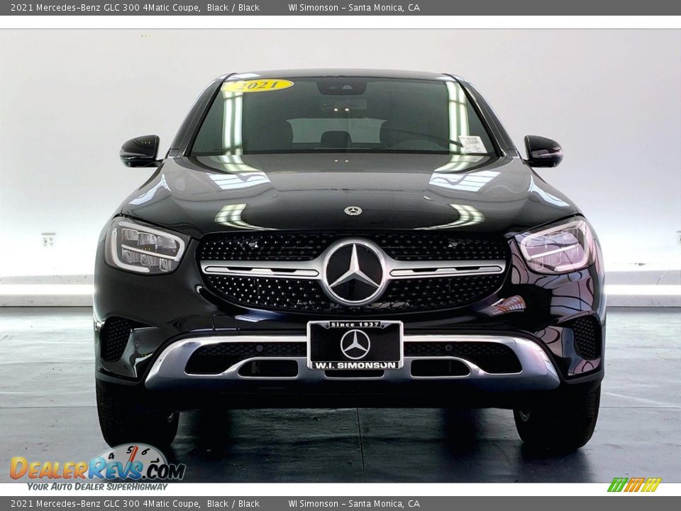 2021 Mercedes-Benz GLC 300 4Matic Coupe Black / Black Photo #2