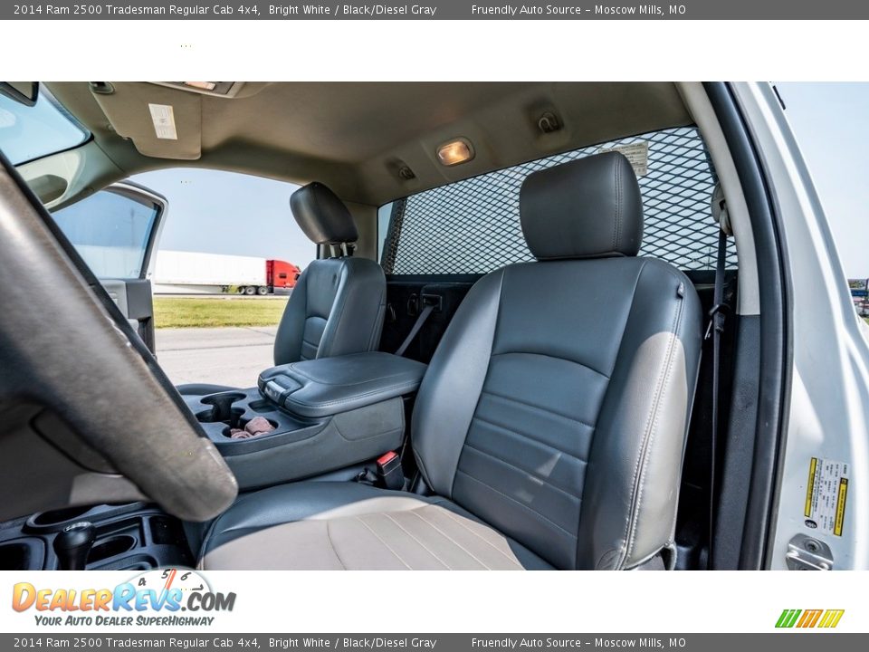 2014 Ram 2500 Tradesman Regular Cab 4x4 Bright White / Black/Diesel Gray Photo #14