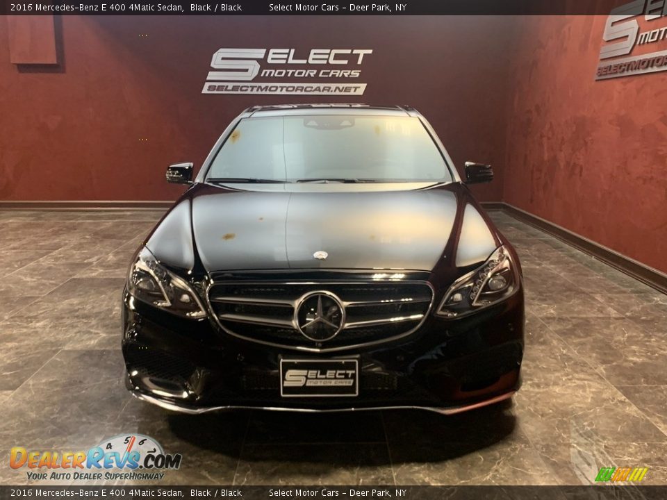 2016 Mercedes-Benz E 400 4Matic Sedan Black / Black Photo #2