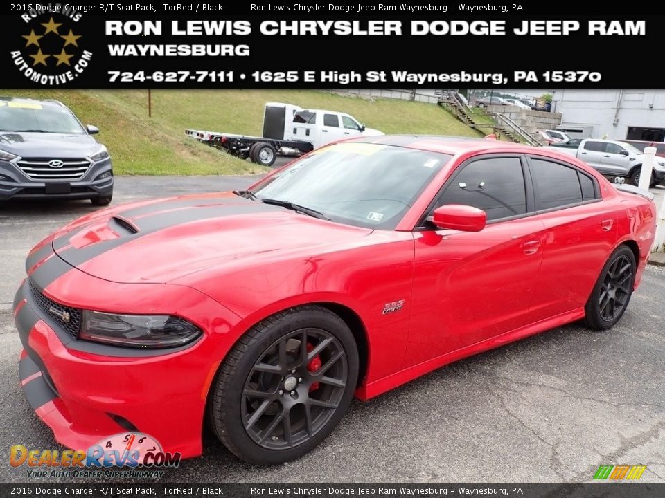 2016 Dodge Charger R/T Scat Pack TorRed / Black Photo #1