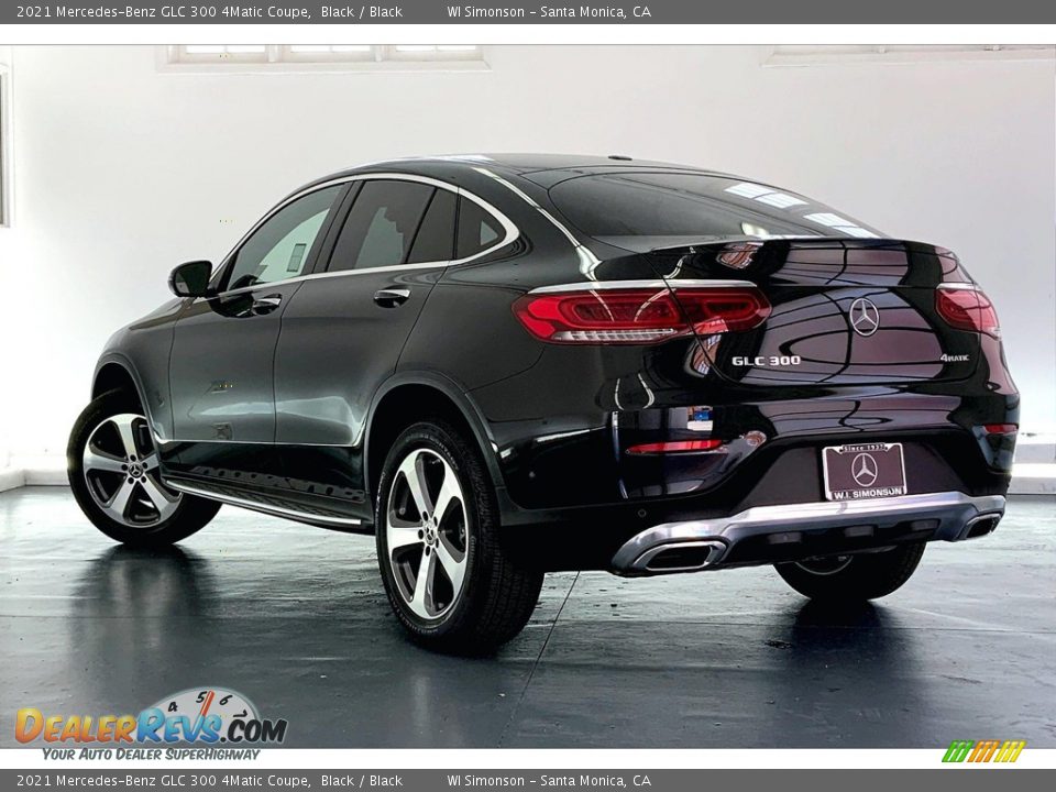 2021 Mercedes-Benz GLC 300 4Matic Coupe Black / Black Photo #10