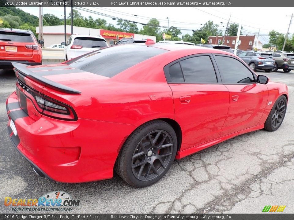 2016 Dodge Charger R/T Scat Pack TorRed / Black Photo #6