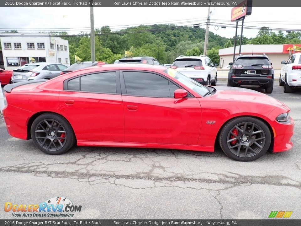 2016 Dodge Charger R/T Scat Pack TorRed / Black Photo #7