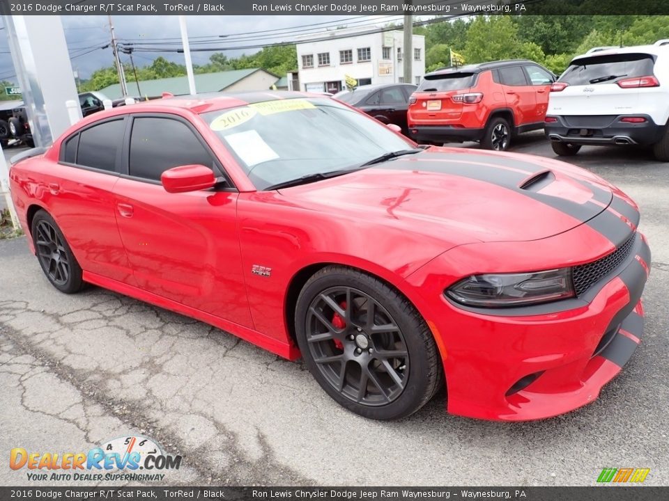 2016 Dodge Charger R/T Scat Pack TorRed / Black Photo #8