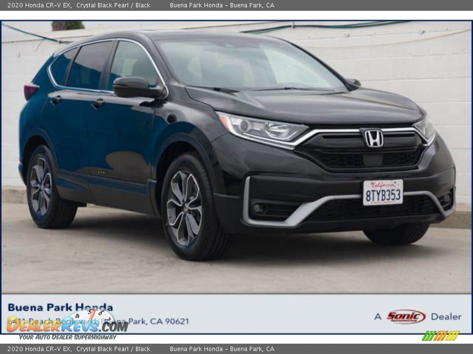 2020 Honda CR-V EX Crystal Black Pearl / Black Photo #1