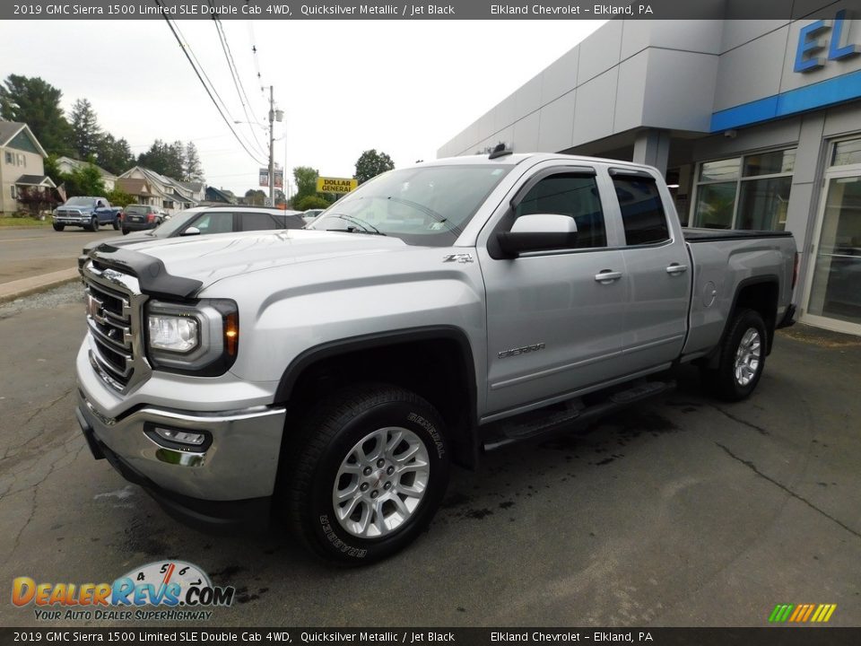 2019 GMC Sierra 1500 Limited SLE Double Cab 4WD Quicksilver Metallic / Jet Black Photo #2