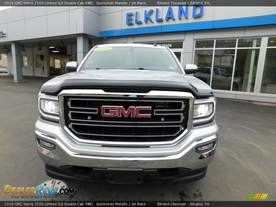 2019 GMC Sierra 1500 Limited SLE Double Cab 4WD Quicksilver Metallic / Jet Black Photo #4