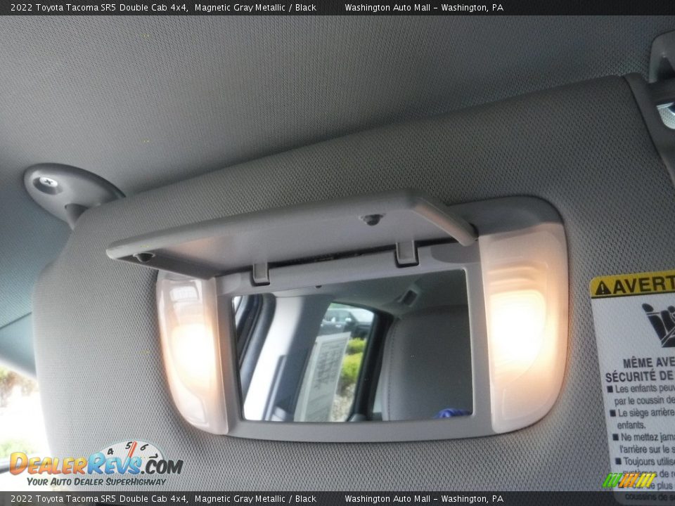 2022 Toyota Tacoma SR5 Double Cab 4x4 Magnetic Gray Metallic / Black Photo #33