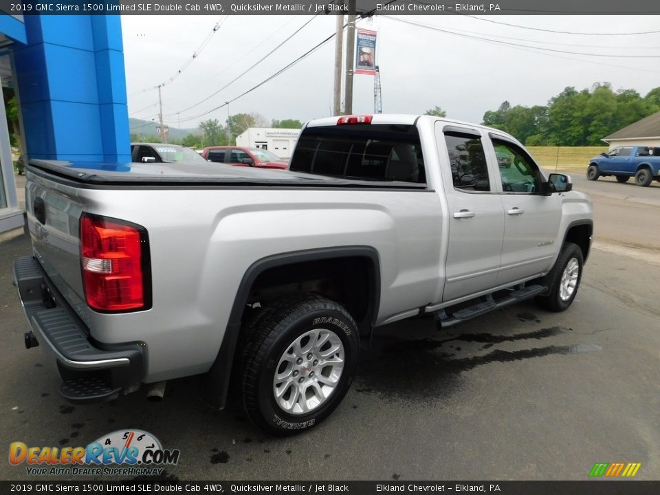 2019 GMC Sierra 1500 Limited SLE Double Cab 4WD Quicksilver Metallic / Jet Black Photo #9