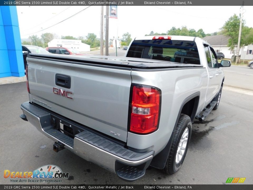 2019 GMC Sierra 1500 Limited SLE Double Cab 4WD Quicksilver Metallic / Jet Black Photo #10