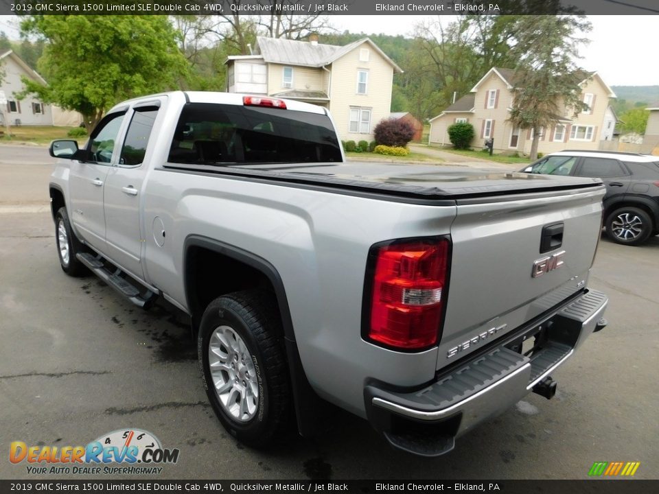 2019 GMC Sierra 1500 Limited SLE Double Cab 4WD Quicksilver Metallic / Jet Black Photo #12