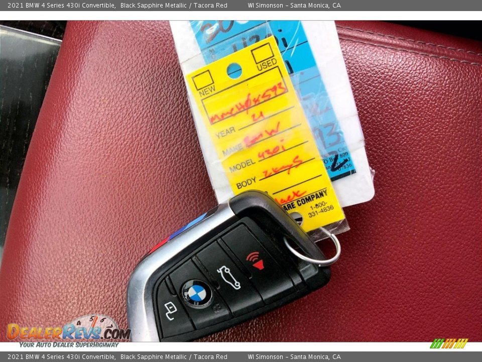 Keys of 2021 BMW 4 Series 430i Convertible Photo #11
