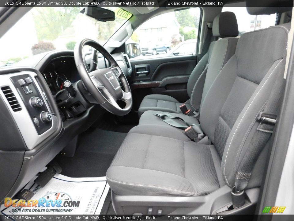 Front Seat of 2019 GMC Sierra 1500 Limited SLE Double Cab 4WD Photo #23
