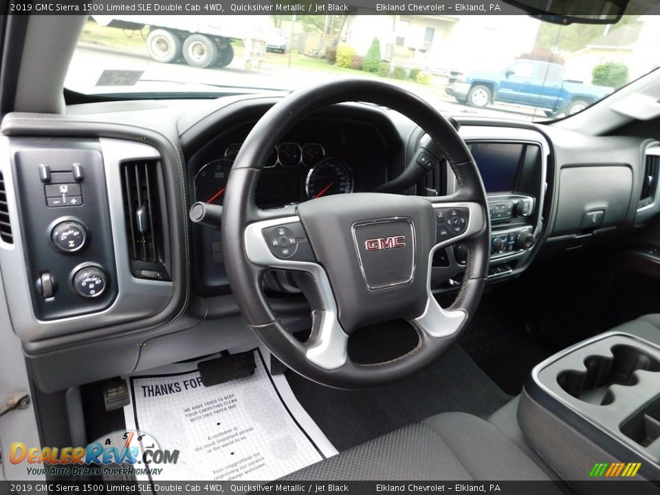 Dashboard of 2019 GMC Sierra 1500 Limited SLE Double Cab 4WD Photo #25