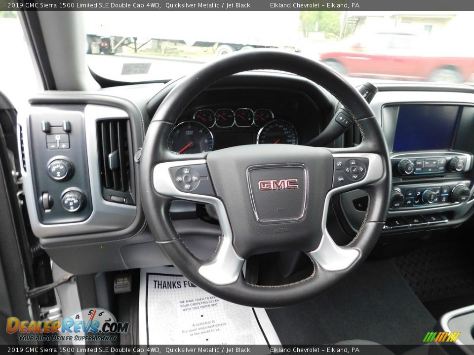 2019 GMC Sierra 1500 Limited SLE Double Cab 4WD Steering Wheel Photo #26