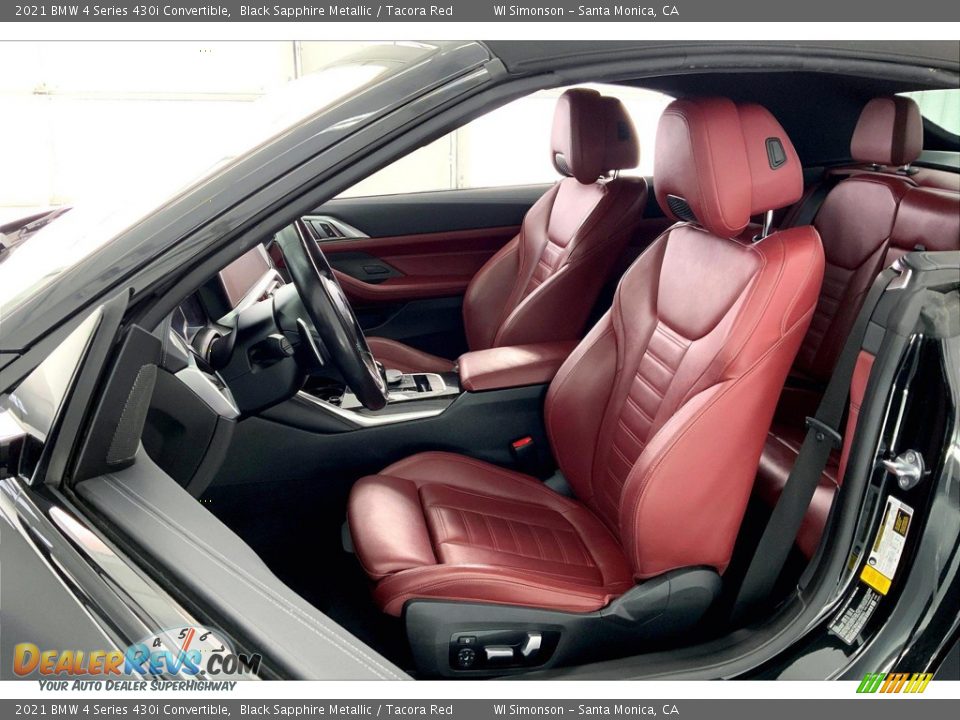 Front Seat of 2021 BMW 4 Series 430i Convertible Photo #18