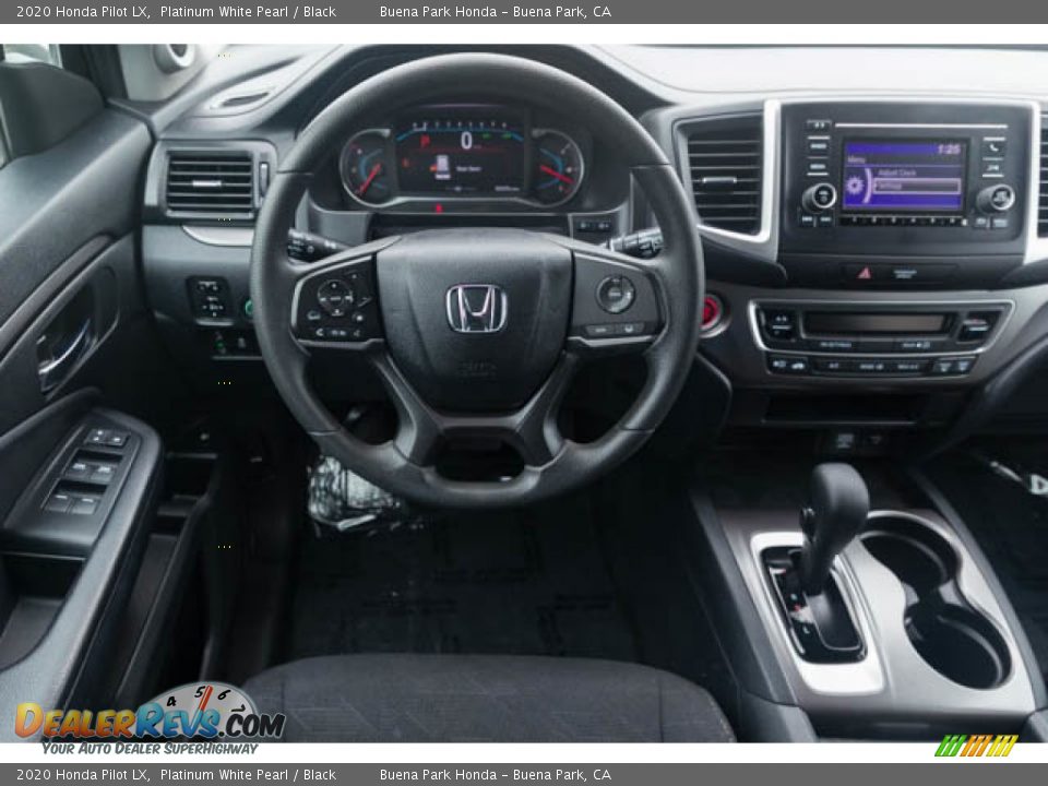 2020 Honda Pilot LX Platinum White Pearl / Black Photo #5