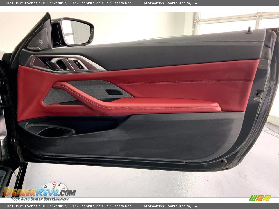 Door Panel of 2021 BMW 4 Series 430i Convertible Photo #26
