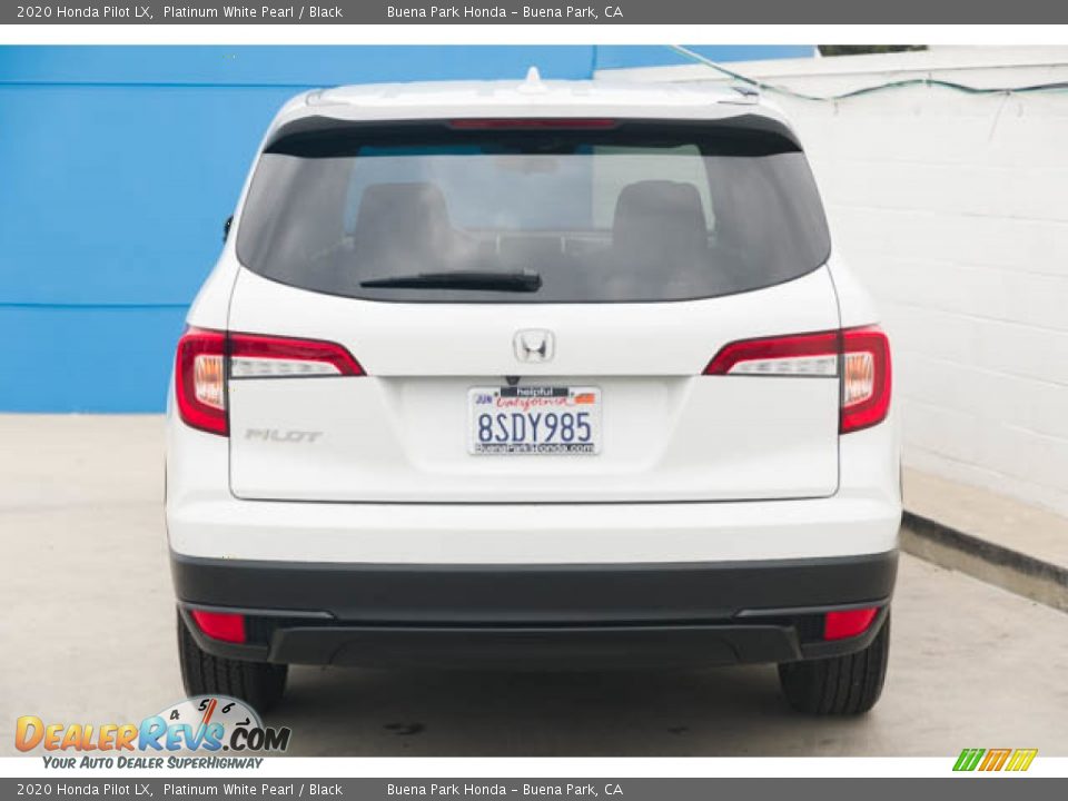 2020 Honda Pilot LX Platinum White Pearl / Black Photo #11