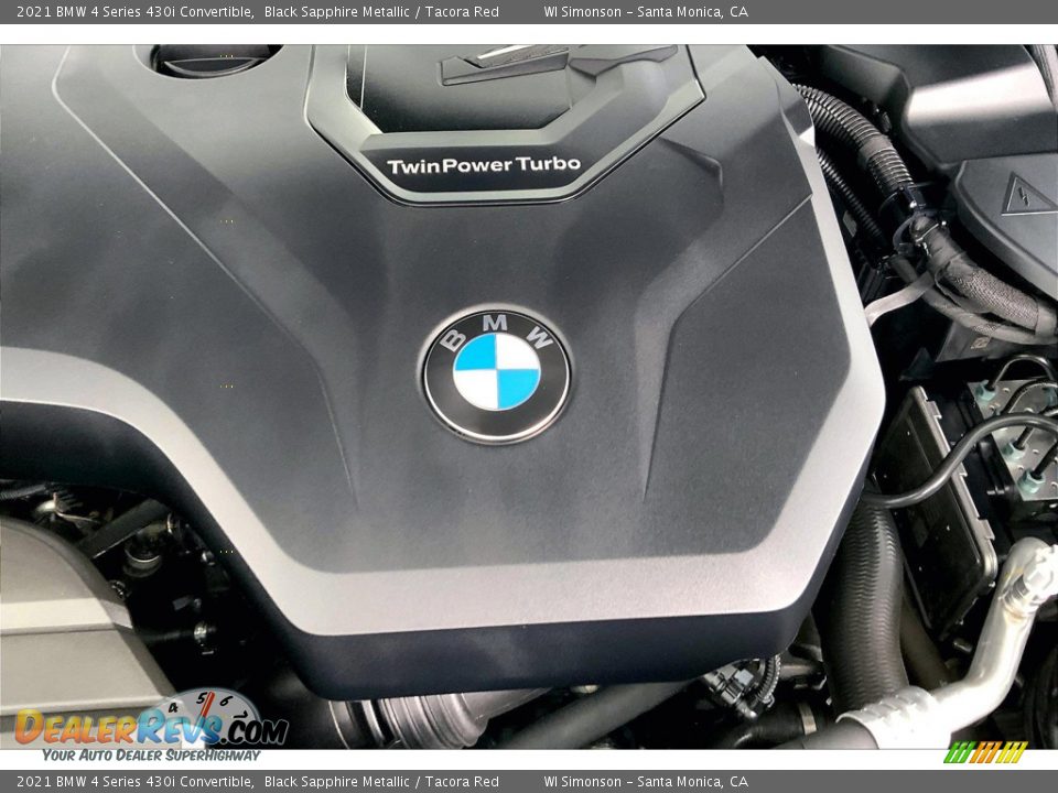 2021 BMW 4 Series 430i Convertible Black Sapphire Metallic / Tacora Red Photo #31