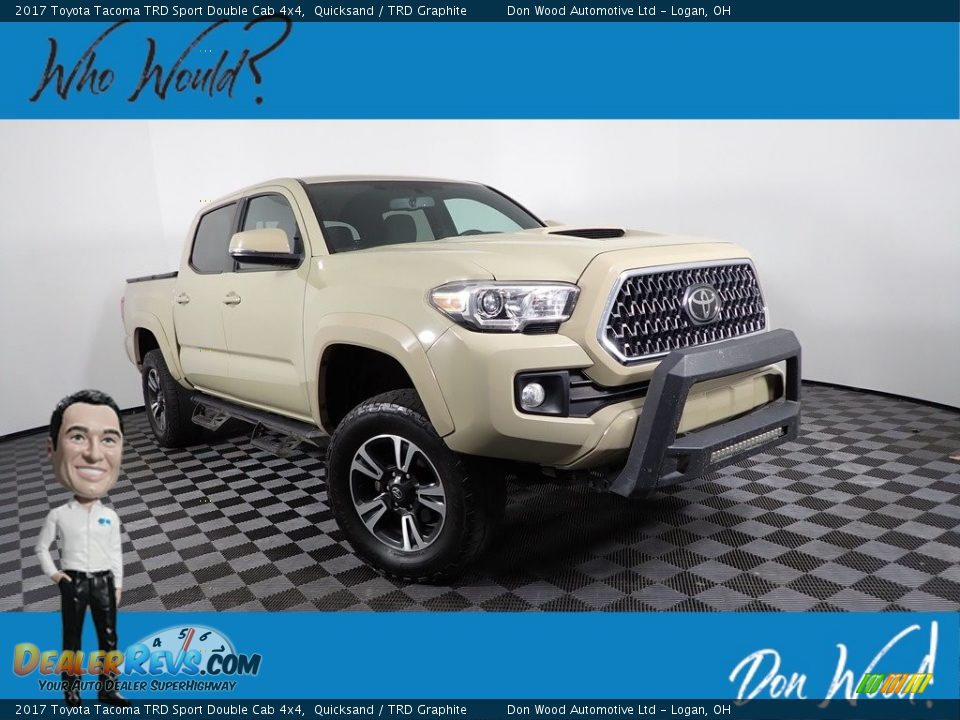 2017 Toyota Tacoma TRD Sport Double Cab 4x4 Quicksand / TRD Graphite Photo #1