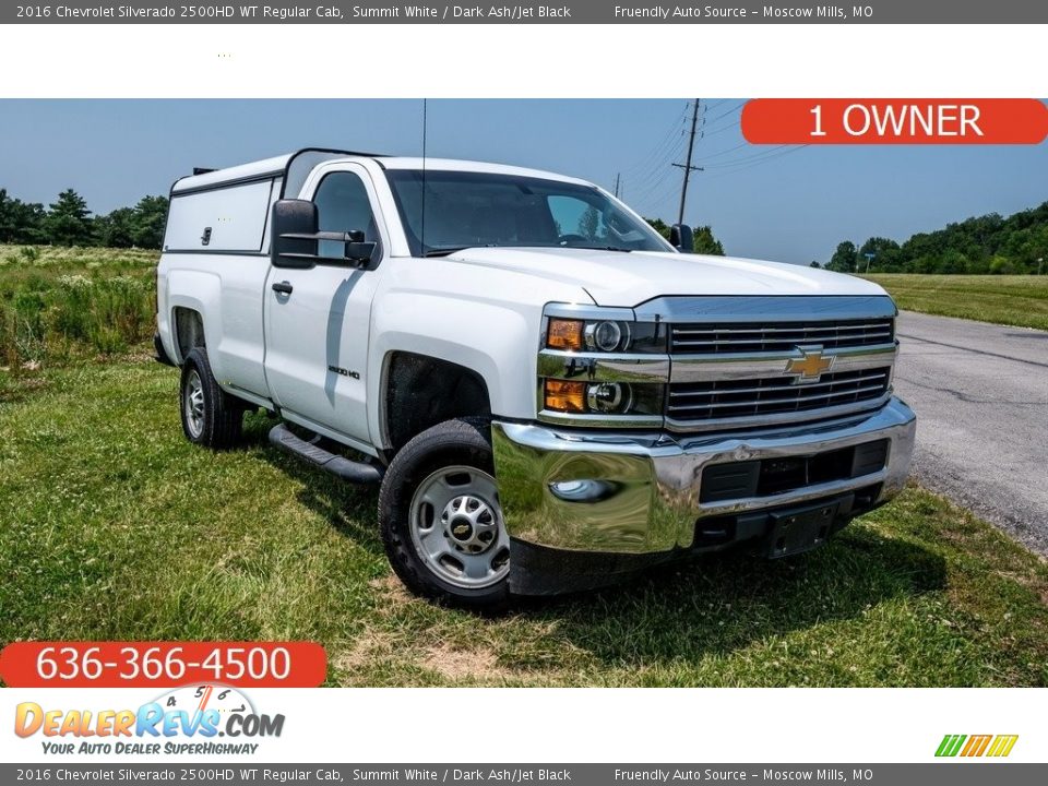 2016 Chevrolet Silverado 2500HD WT Regular Cab Summit White / Dark Ash/Jet Black Photo #1