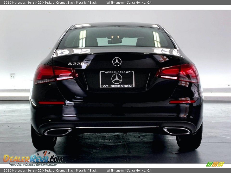 2020 Mercedes-Benz A 220 Sedan Cosmos Black Metallic / Black Photo #3