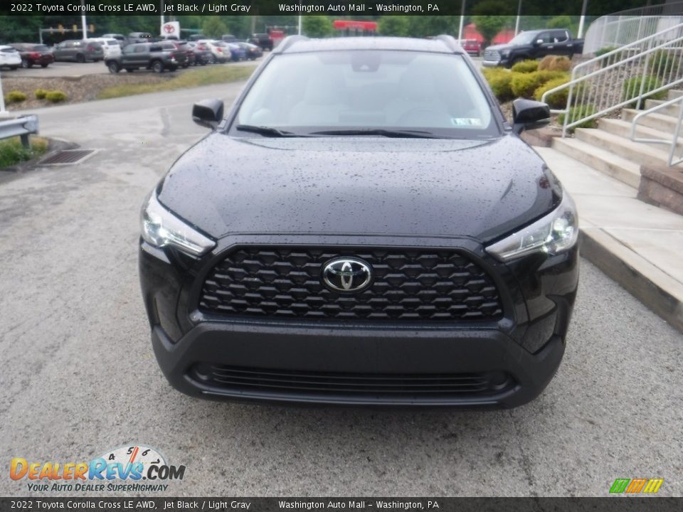 2022 Toyota Corolla Cross LE AWD Jet Black / Light Gray Photo #12