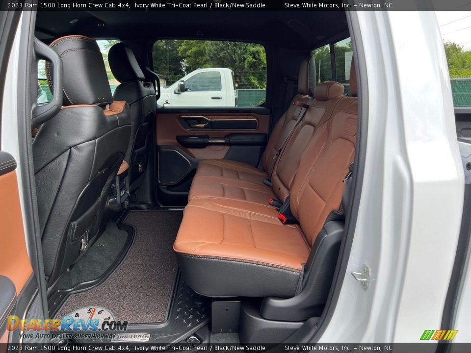 Rear Seat of 2023 Ram 1500 Long Horn Crew Cab 4x4 Photo #17