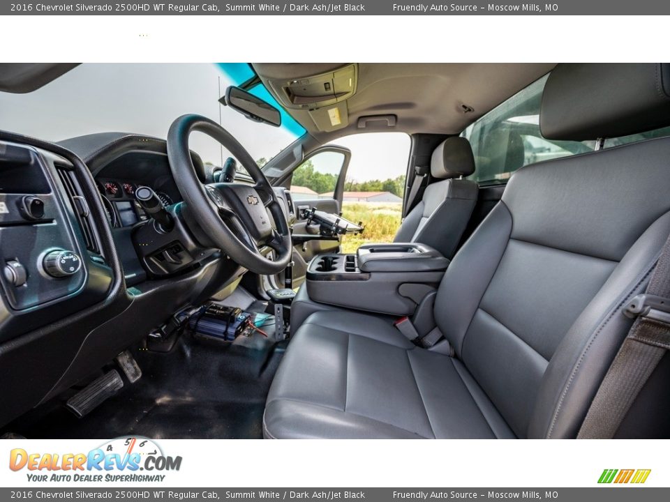 Dark Ash/Jet Black Interior - 2016 Chevrolet Silverado 2500HD WT Regular Cab Photo #18