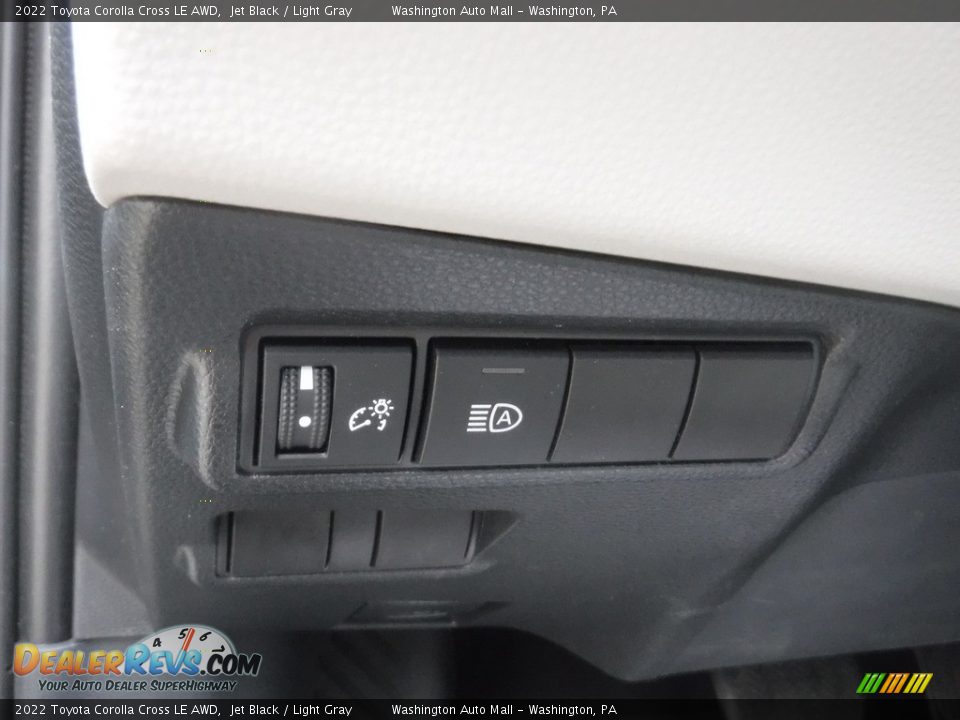 2022 Toyota Corolla Cross LE AWD Jet Black / Light Gray Photo #20