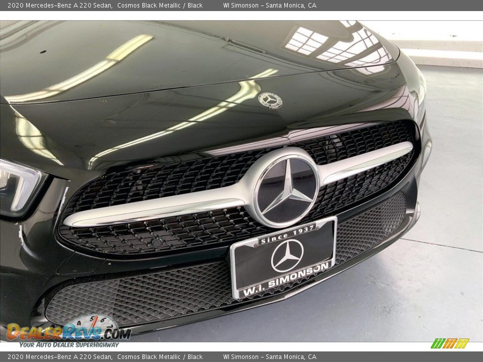 2020 Mercedes-Benz A 220 Sedan Cosmos Black Metallic / Black Photo #30