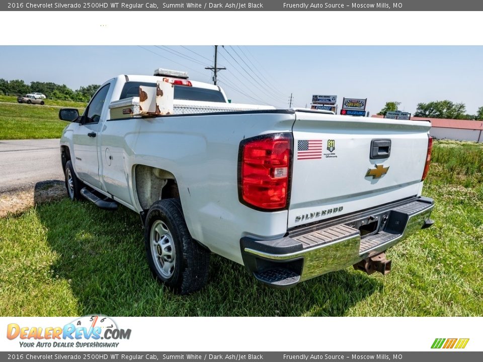 2016 Chevrolet Silverado 2500HD WT Regular Cab Summit White / Dark Ash/Jet Black Photo #8