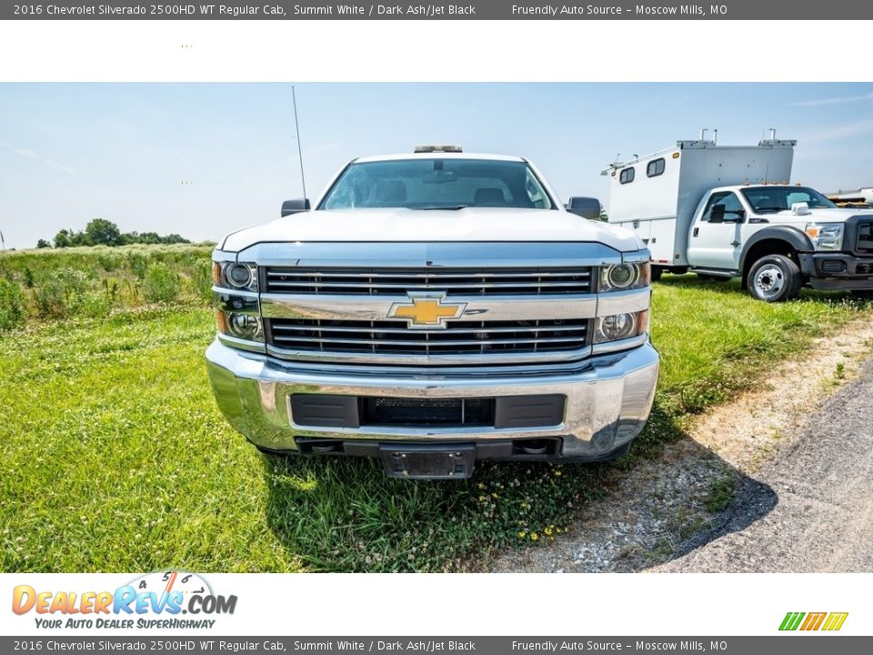 2016 Chevrolet Silverado 2500HD WT Regular Cab Summit White / Dark Ash/Jet Black Photo #9