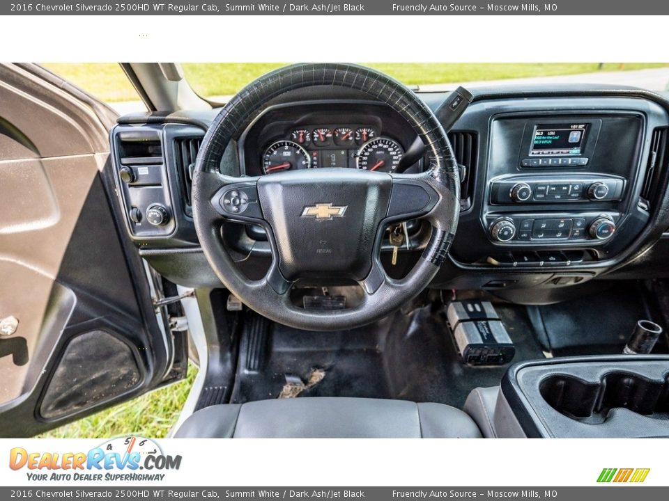 2016 Chevrolet Silverado 2500HD WT Regular Cab Summit White / Dark Ash/Jet Black Photo #10