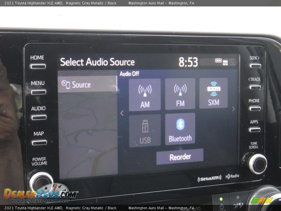 2021 Toyota Highlander XLE AWD Magnetic Gray Metallic / Black Photo #9