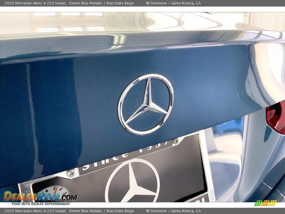 2020 Mercedes-Benz A 220 Sedan Denim Blue Metallic / Macchiato Beige Photo #7