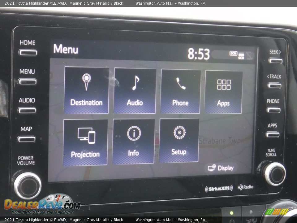 2021 Toyota Highlander XLE AWD Magnetic Gray Metallic / Black Photo #10