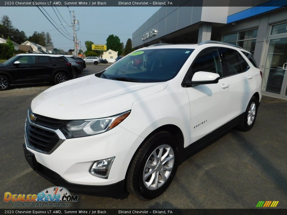 2020 Chevrolet Equinox LT AWD Summit White / Jet Black Photo #2