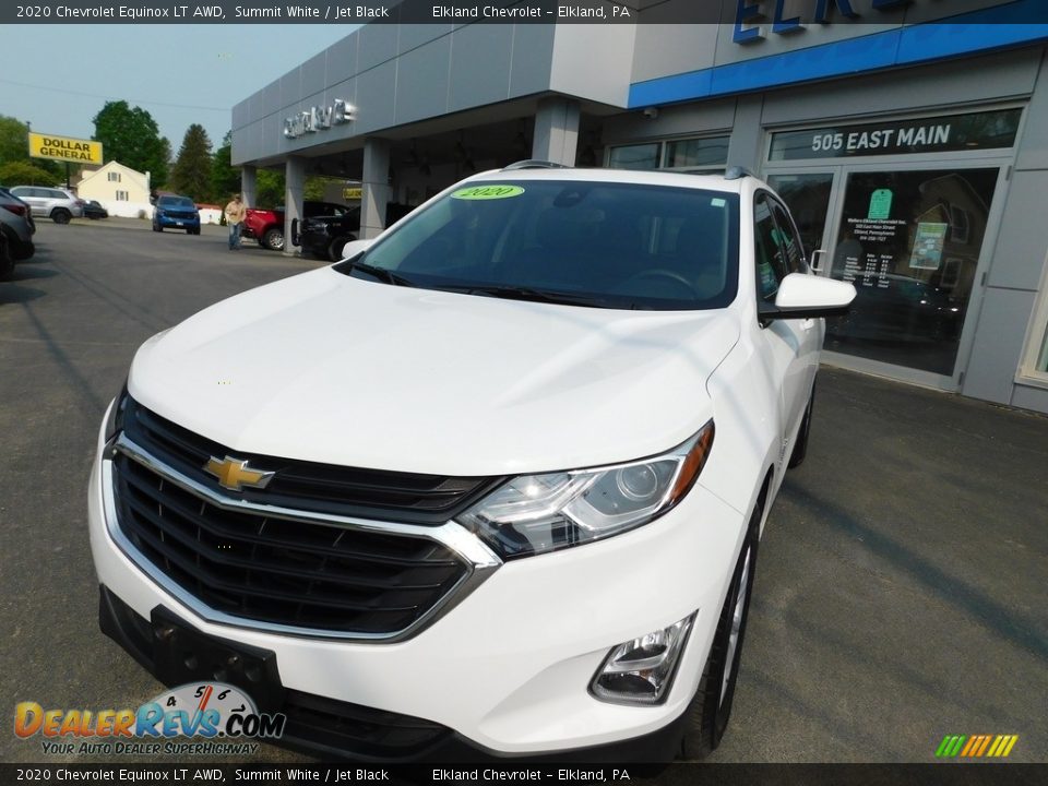 2020 Chevrolet Equinox LT AWD Summit White / Jet Black Photo #3