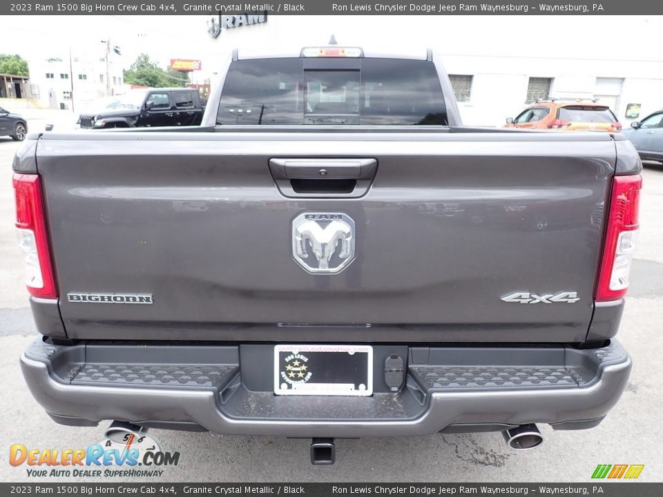 2023 Ram 1500 Big Horn Crew Cab 4x4 Granite Crystal Metallic / Black Photo #4