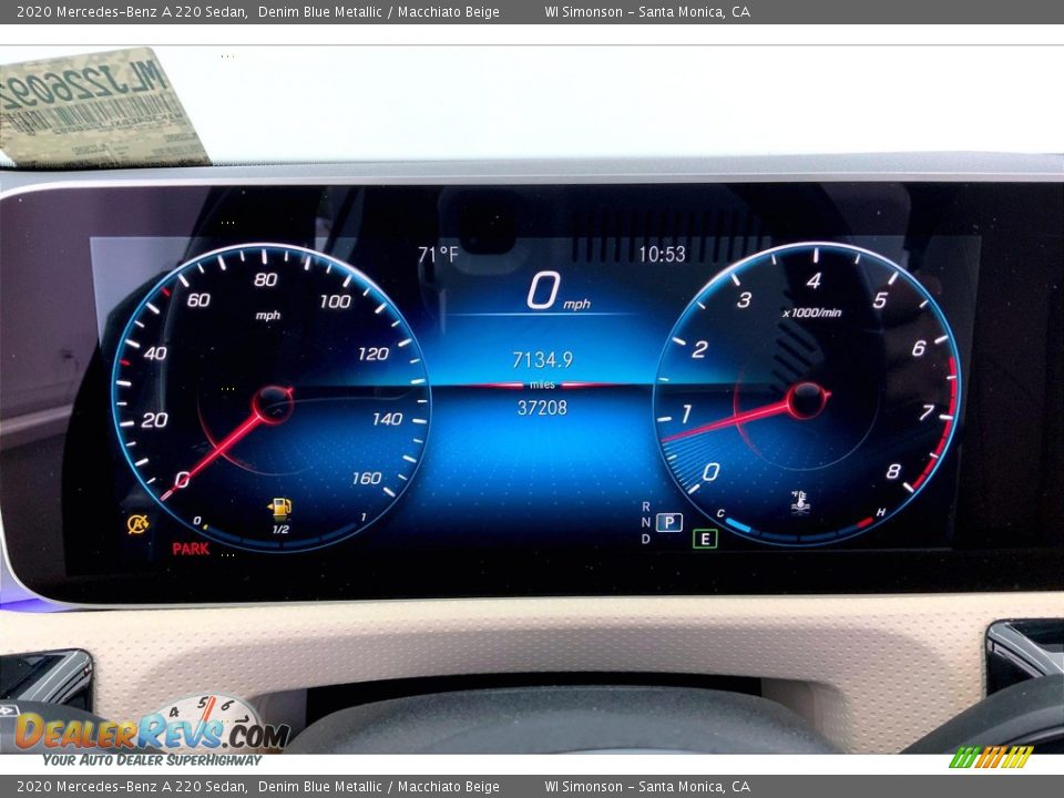 2020 Mercedes-Benz A 220 Sedan Gauges Photo #23