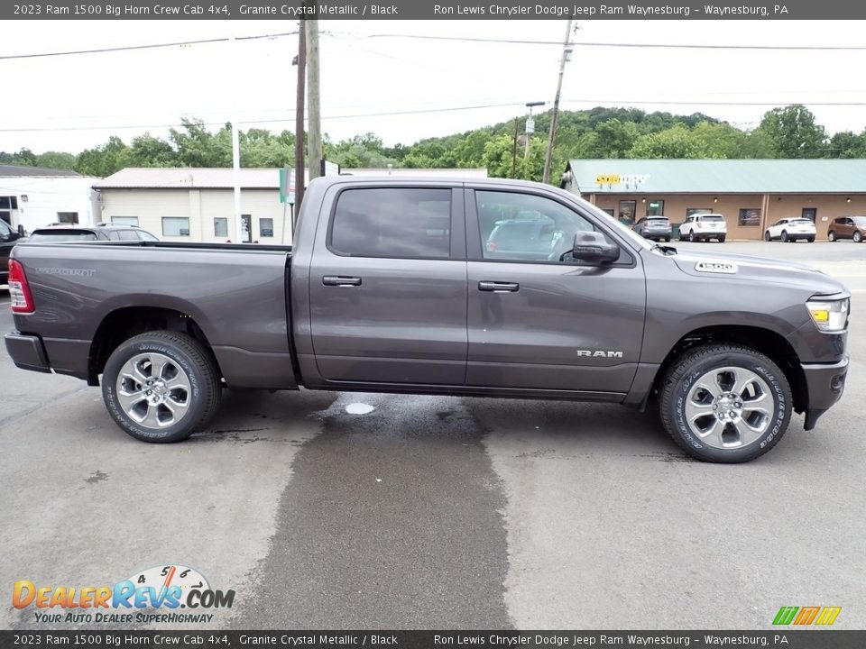 2023 Ram 1500 Big Horn Crew Cab 4x4 Granite Crystal Metallic / Black Photo #8