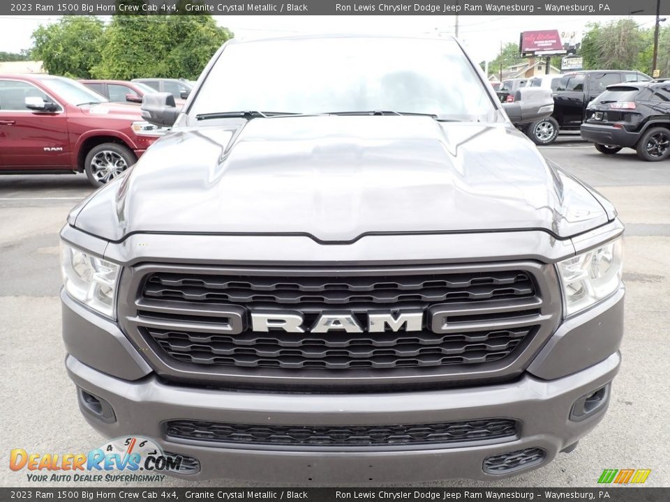 2023 Ram 1500 Big Horn Crew Cab 4x4 Granite Crystal Metallic / Black Photo #10